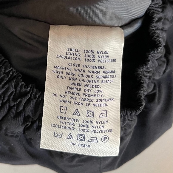 Lands End Squall Black Ski Snow Pants Sz 4 Unisex - Picture 13 of 16